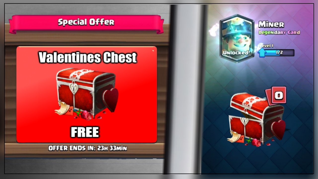 Clash Royale - ‪Happy #ValentinesDay 🥰‬ ‪Log in to claim your FREE Epic  Chest and share the Epic love 💖‬