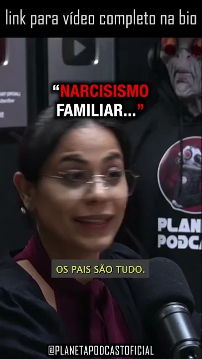 imagem do vídeo “O NARCISISMO ACONTECE EM VÁRIOS NÍVEIS” com Taryana Rocha | Planeta Podcast (Mente Humana) #shorts