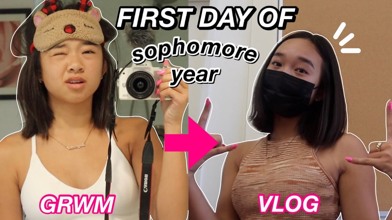 GRWM+VLOG: MY FIRST DAY OF SOPHOMORE YEAR | Nicole Laeno