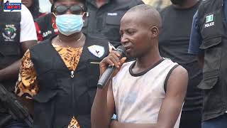 Watch how Nigerian Police arrested and paraded 36 suspected arms smugglers, kidnappers in Abuja