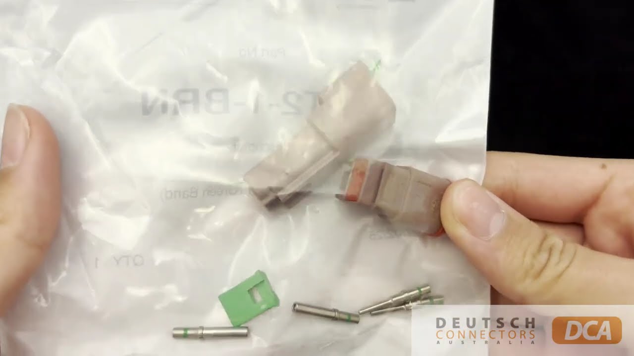 Deutsch DT2-1-BRN DT Series 2 Pin Brown Connector Kit | Deutsch Connectors