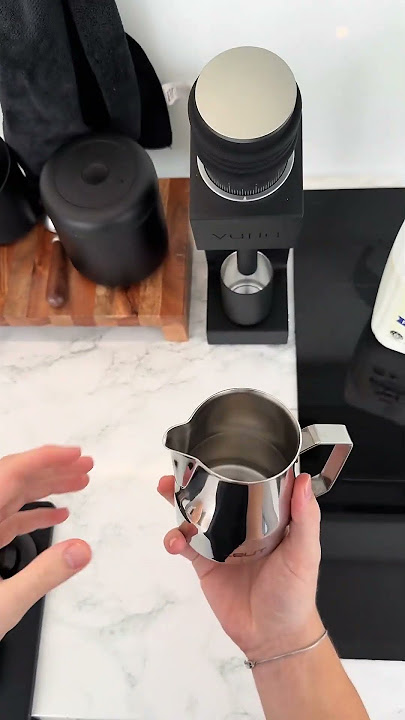 First coffee with an upgraded setup ☕️ #coffee #asmr #pov