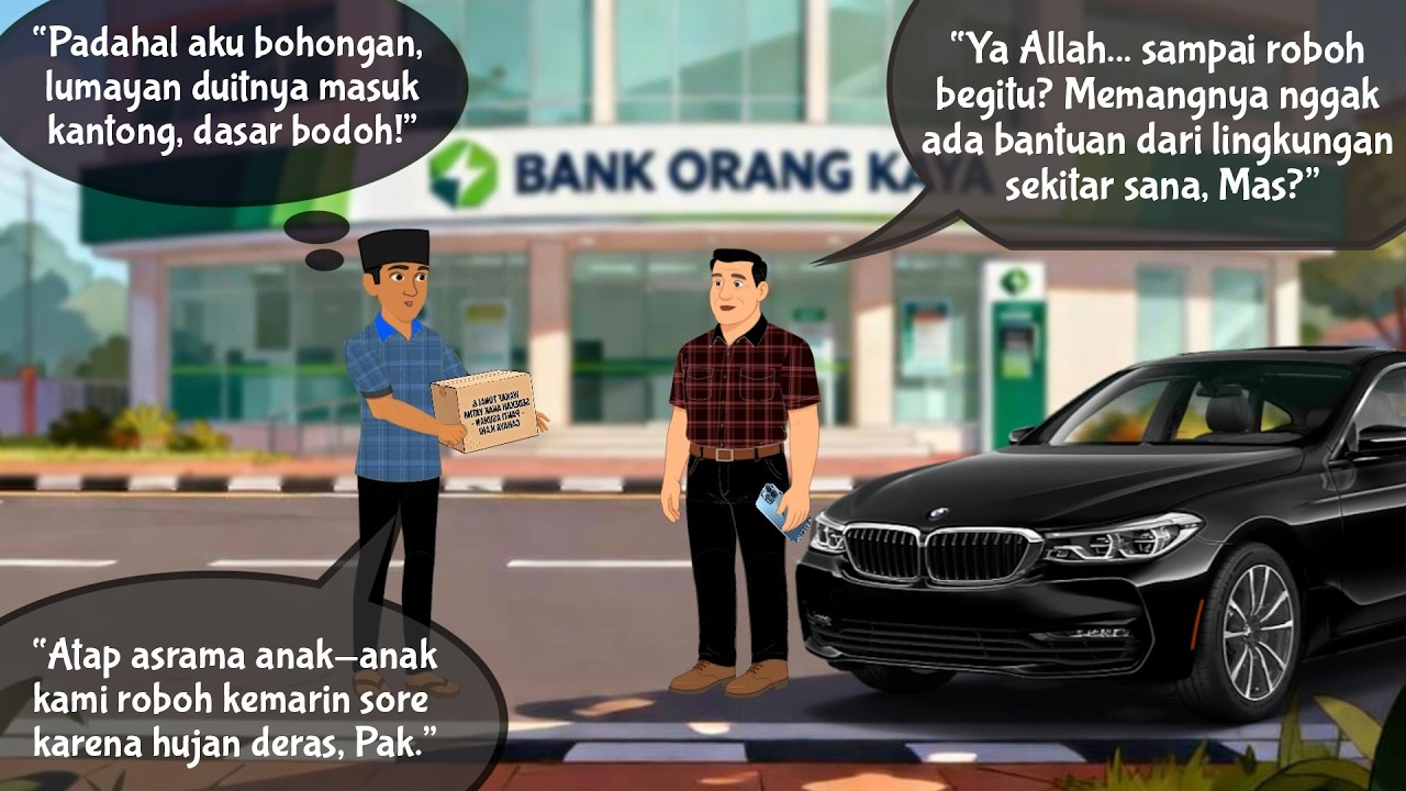 KARMA PENGGALANG DANA PANTI ASUHAN PALSU! Uang Anak Yatim Dimakan Sendiri | Animasi Kartun Drama