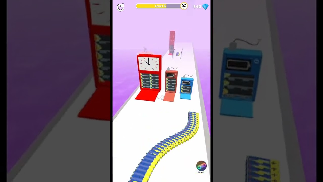 BATTERY RUN 3D! 🔋 🔌 💣  Game MAX LEVEL RUN Gameplay All Levels Walkthrough iOS Android New Game apps