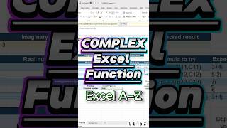 COMPLEX Function in Excel — create complex numbers fast