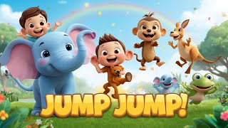 Jump Jump Little Animals Action Song For Kids Jumping & Dancing Nursery Rhyme