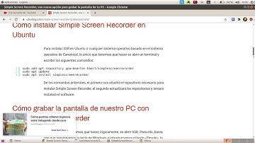 tutorial como instalar simple screen recorder para ubuntu paysandu uruguay