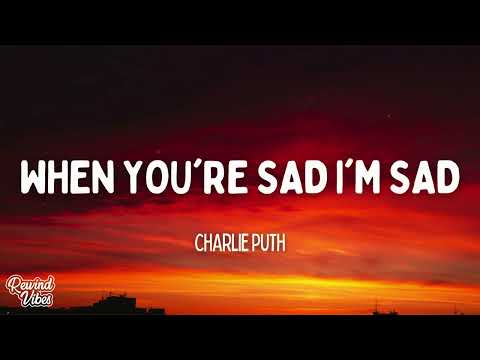 Charlie Puth - When you're sad i'm sad (Lyrics)