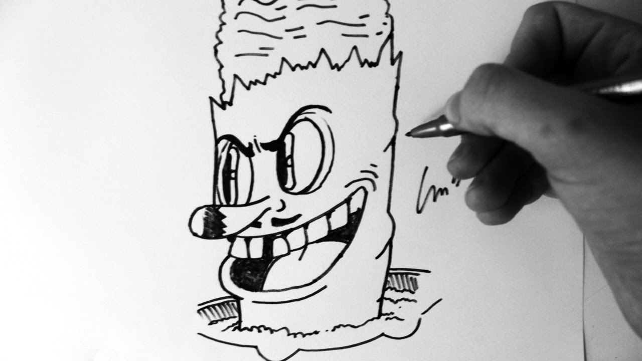 MR WEEZY, cigar, boss, how to draw, como desenhar, drawing cuphead boss, de...