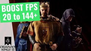 Crusader Kings 3 - How to BOOST FPS and Increase Performance on any PC