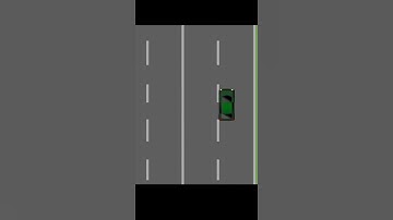 Creating car game in just 40 lines with python 🚘🐍#python #programming #shorts