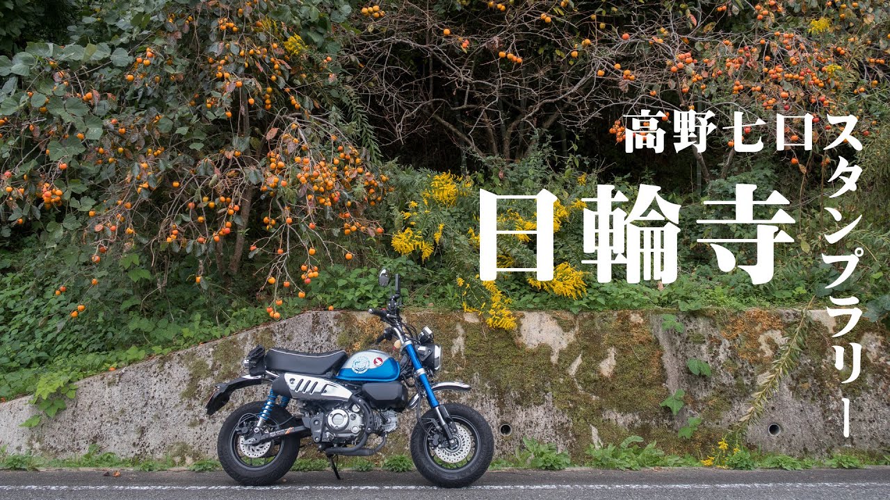 【日輪寺 ☼】モンキー125で巡る高野七口スタンプラリー☆サンスイでランチ【和歌山】【初秋】【ゆるツー】