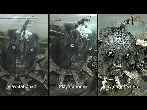 SHADOW OF THE COLOSSUS : PS2 Vs PS3 Vs PS4 (Trailer Comparatif) PSX 2017 