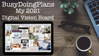 Digital Plan With Me I 2021 DIGITAL VISION BOARD