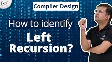 3.6 Recursive Grammar left recursion right recursion removal elimination in hindi compiler design