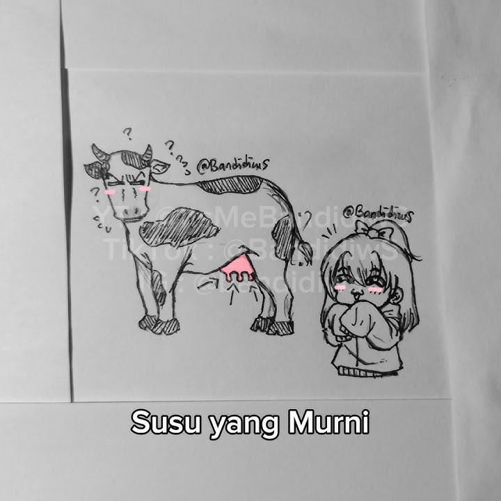 KU SUKA SUSU YANG MURNII~  #shorts #meme #art