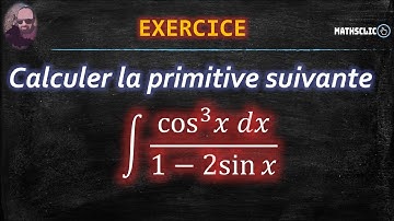 🔴MATHSCLIC EXERCICE | CALCUL DE PRIMITIVES  DES FONCTIONS TRIGONOMÉTRIQUES