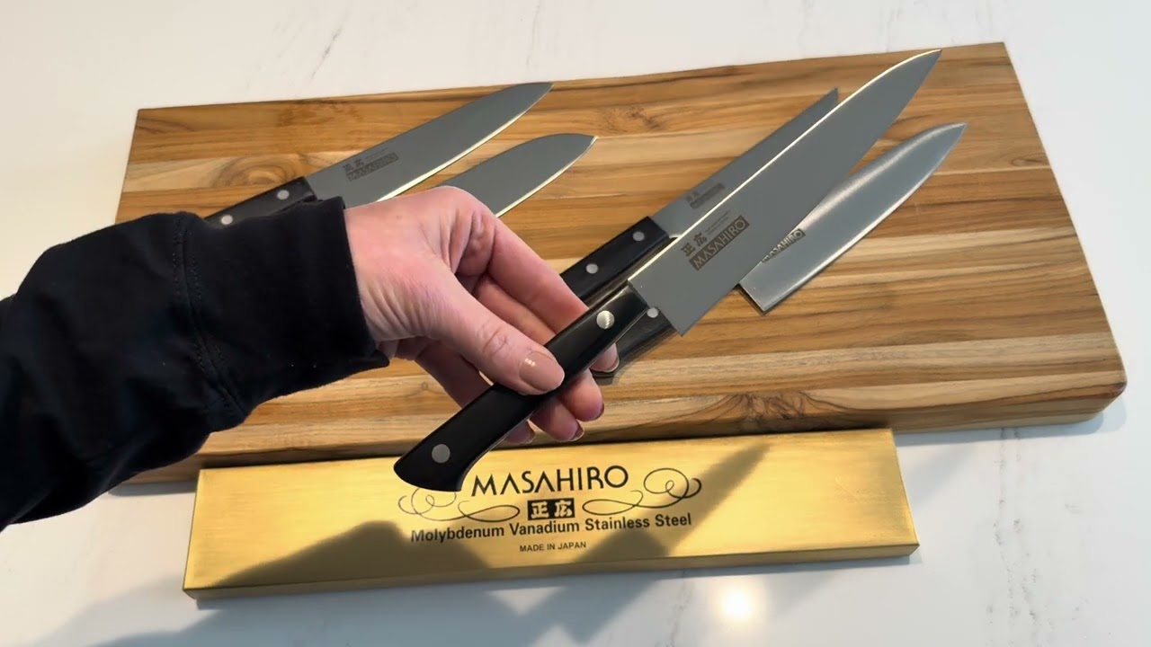 Masahiro L Series 175mm Santoku | knivemerchant.com