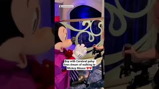 Boy With Cerebral Palsy Lives Dream Of Walking To Mickey Mouse