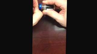 Medication Vial with circle tear off top