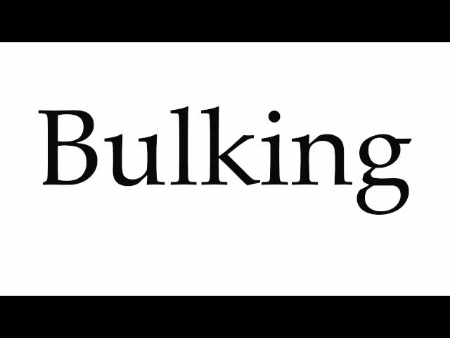 Bulk Meaning And Pronunciation