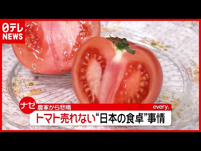 なぜ トマト が売れないワケ 新型コロナ も影響 21年1月29日放送 News Every より Youtube