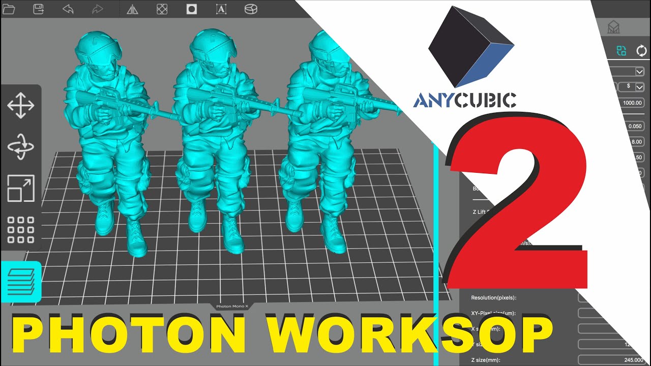 PHOTON WORKSOP - Principiantes - CAPITULO 2 - Soportes - SLICER ANYCUBIC