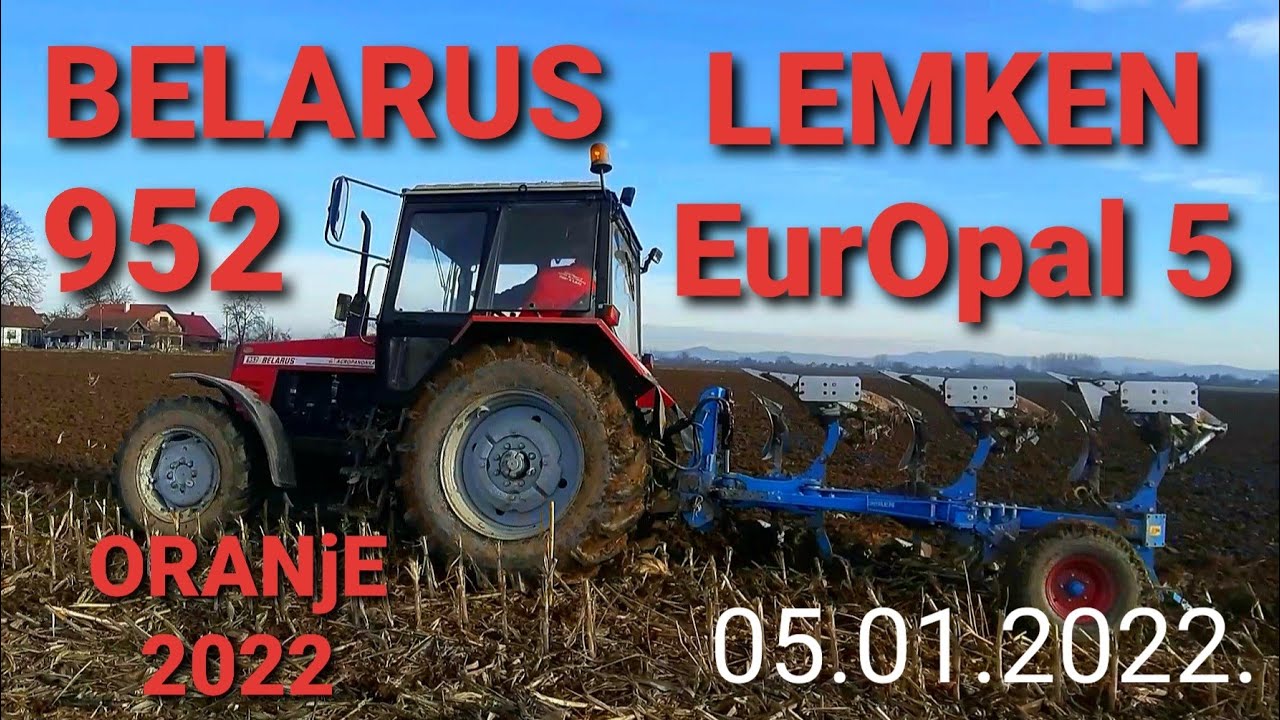 Oranje 2022 | BELARUS 952 i Lemken EurOpal 5 Plowing