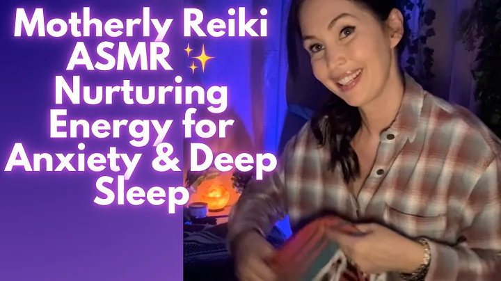 (No Ads) ASMR Reiki for Sleep & Anxiety Relief | Motherly, Nurturing Energy & Crystal Healing✨
