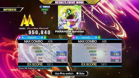 Judge 4 - PARANOiA Survivor (ESP-15) AA+ - 950k (Curilang