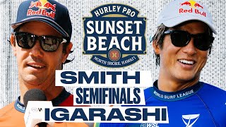 Jordy Smith vs Kanoa Igarashi | Hurley Pro Sunset Beach 2024  Semifinals