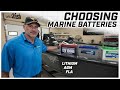 How to choose marine batteries  types sizes and uses