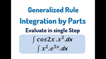 Generalized Rule of Integration by Parts|| Bernoulli