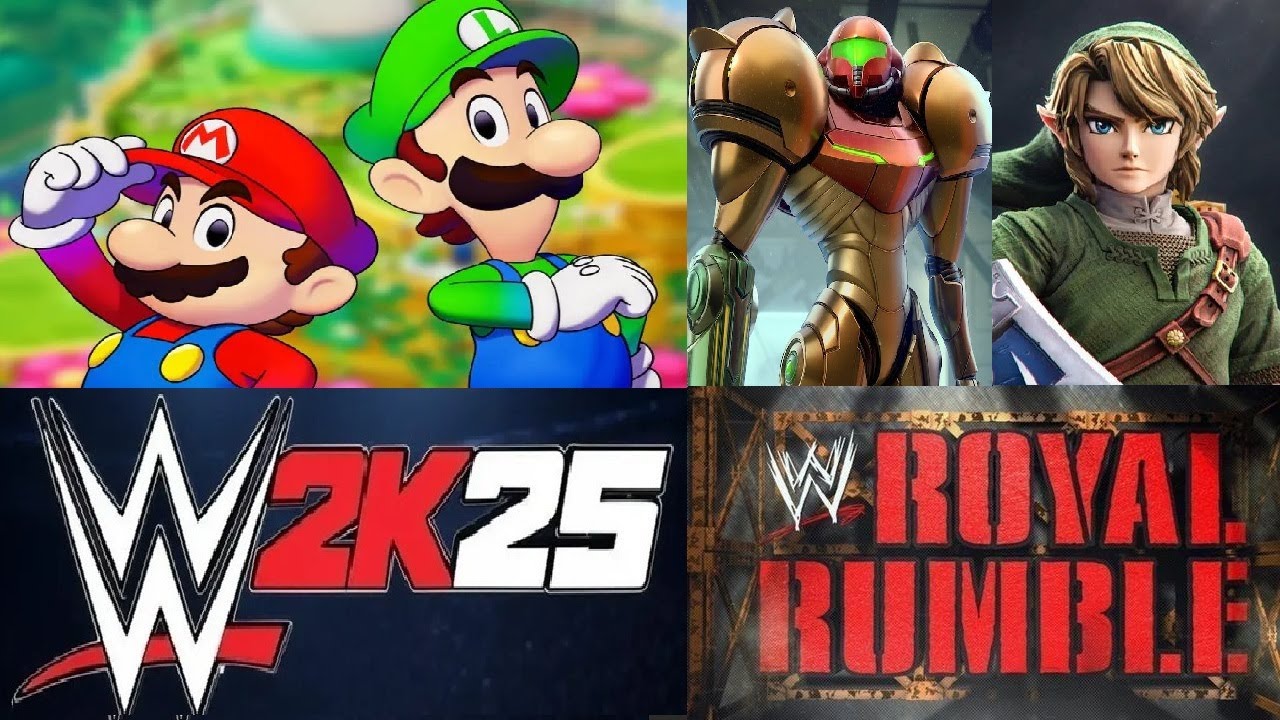 Персонажи Nintendo Superstar Royal Rumble, созданные в WWE 2K25