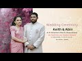 Wedding ceremony of keith  abin