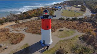 The Coast of Cape Cod Nauset Marsh Lighthouse and Trail with Skydio 2