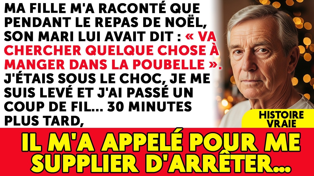 Mon Gendre A Forcé Ma Fille À Manger Dans La Poubelle Pendant Le Repas De Noël.