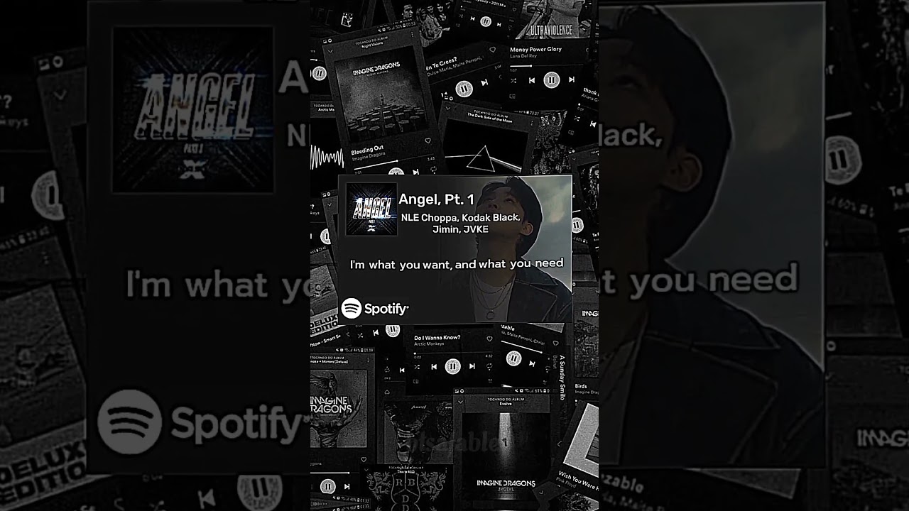 Angel Pt.1 Jimin Spotify lyrical card edit✨  