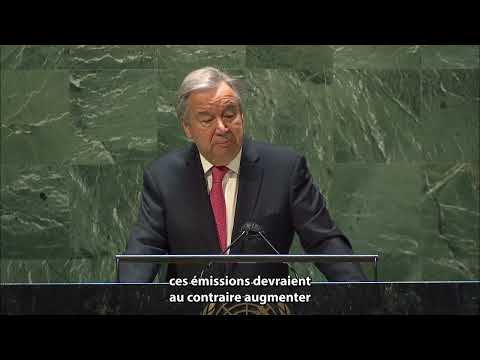 Urgence climatique : une des priorités du Secrétaire général de l'ONU pour 2022