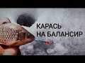 Карась на балансир! Цимла 2020-2021.Нестандартная рыбалка