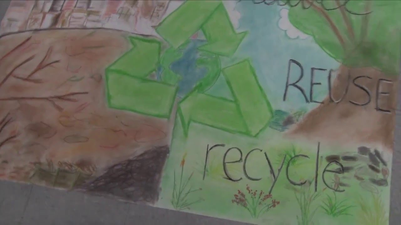 Earth Day Chalk Art Time Lapse YouTube