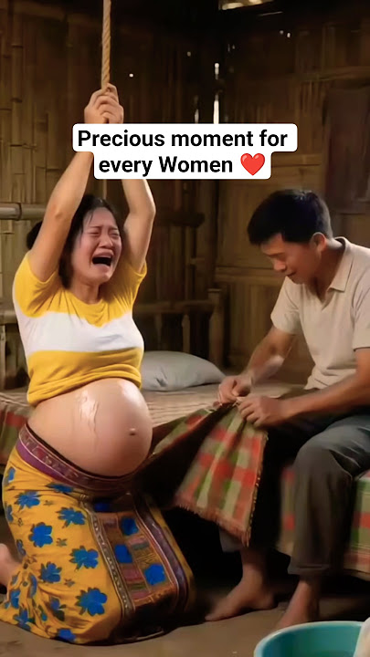 Giving birth🤰 #reels #villagerlifestyle #myhappyvillagelifestyle #birth #birth #newborn #cute