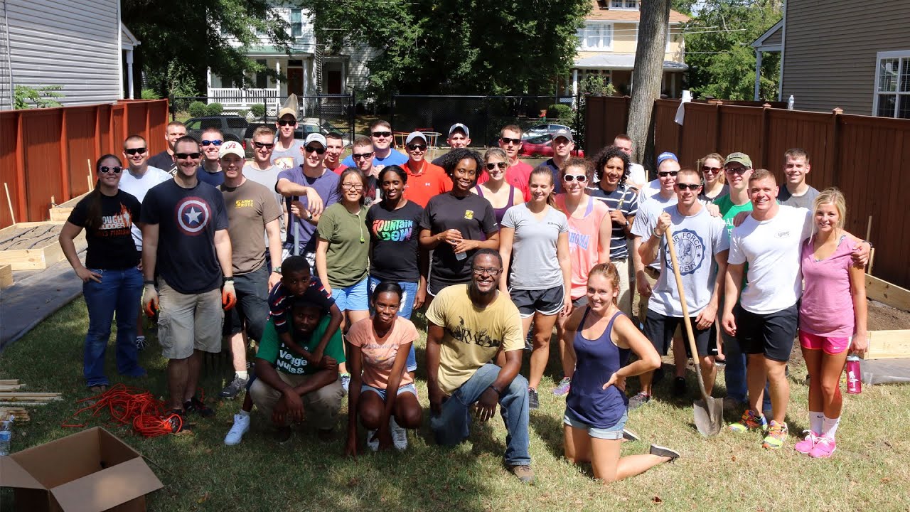 Salvation Army Boys & Girls Club Gardening with Renew Richmond