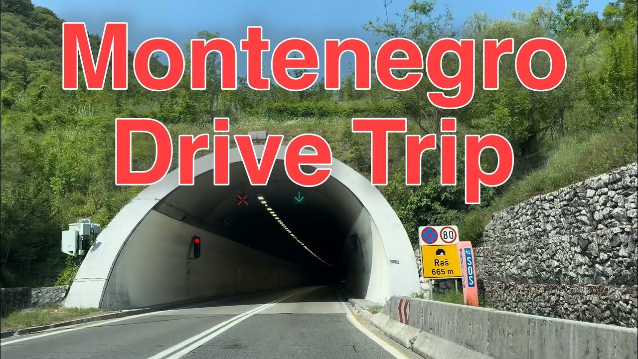 Scenic Road Trip Drive from Podgorica to Budva Montenegro 4K Driving POV Through Mountains and Coast