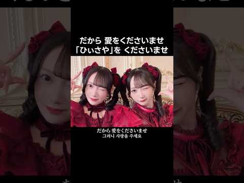 [ #ノイミー ] だから 愛をくださいませ 「ひぃさや」を くださいませ #鈴木瞳美 #谷崎早耶 #愛くださいませ #くださいませチャレンジ