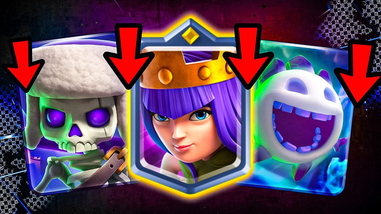 【クラロワ】最近一生強いアチャクイロイホグは3枚下方されても最強なのか検証してみた！！