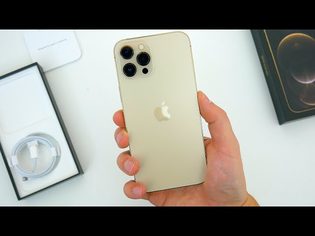 iPhone 12 Pro Max Unboxing & First Impressions (Gold) - Apple's BIGGEST Phone!