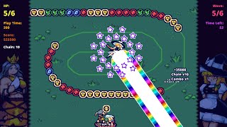 Uba! - Touhou Zuma-like Bullet Hell - Gameplay (PC)