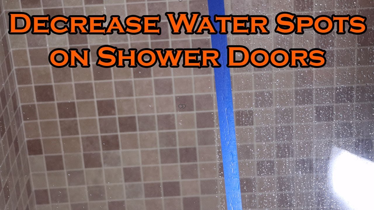 How to clean a glass shower door — top tips to remove water marks