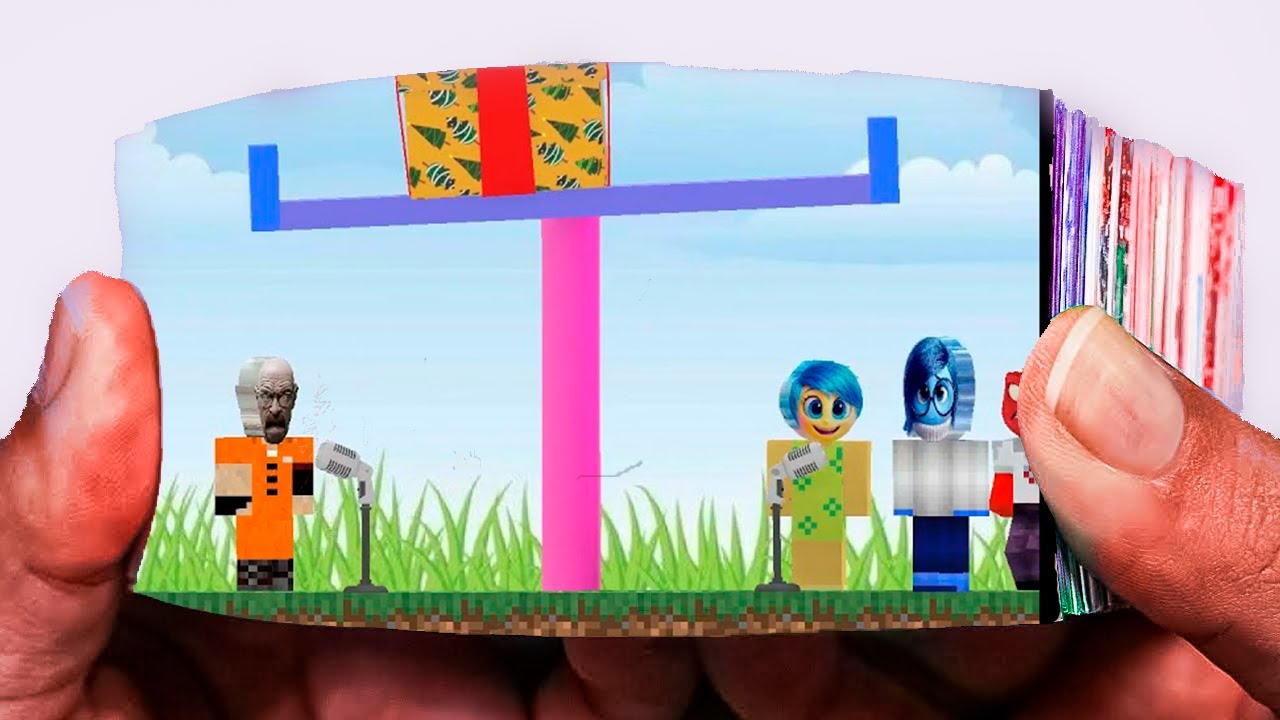 Which team will win and get the gift box! Team Inside Out or Team Skibidi 🤔 | Flipbook